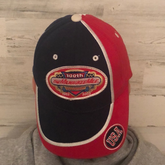 100th Anniversary Milwaukee Mile memorabilia hat - Picture 1 of 5